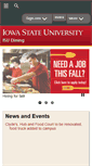 Mobile Screenshot of dining.iastate.edu