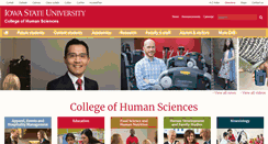 Desktop Screenshot of hs.iastate.edu